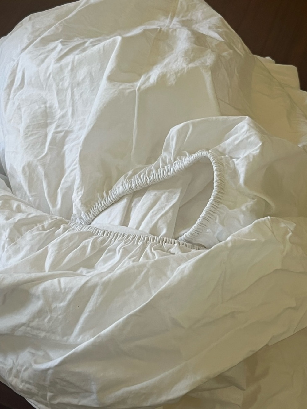 Arhaus White King size Fitted sheet only - Made in Italy